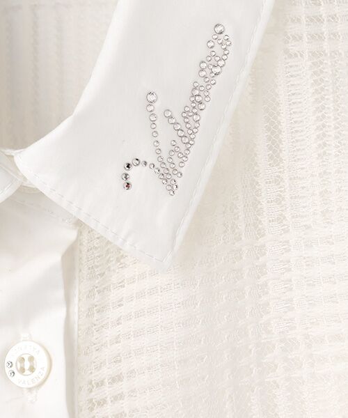 VALENZA / バレンザ シャツ・ブラウス | シアーチェックブラウス | 詳細1