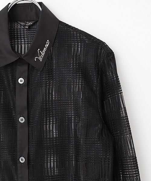 VALENZA / バレンザ シャツ・ブラウス | シアーチェックブラウス | 詳細3