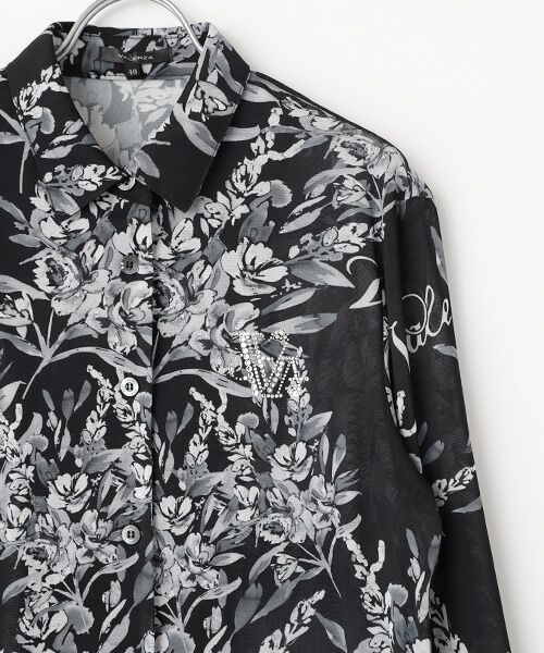 VALENZA / バレンザ シャツ・ブラウス | 【オリジナルプリント】フラワープリント　ブラウス | 詳細2