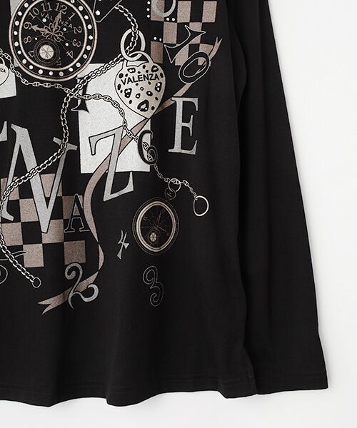 VALENZA / バレンザ カットソー | オリジナルモチーフハイネックカットソー | 詳細3