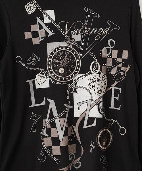 VALENZA / バレンザ カットソー | オリジナルモチーフハイネックカットソー | 詳細4