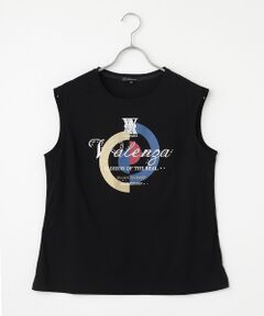 VALENZA / バレンザ カットソー | 【幾何学】ブルズアイプリント カットソー