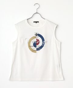 VALENZA / バレンザ カットソー | 【幾何学】ブルズアイプリント カットソー