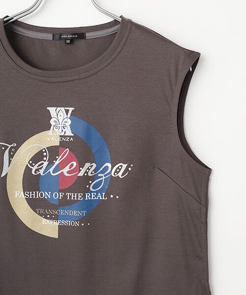 VALENZA / バレンザ カットソー | 【幾何学】ブルズアイプリント カットソー | 詳細2