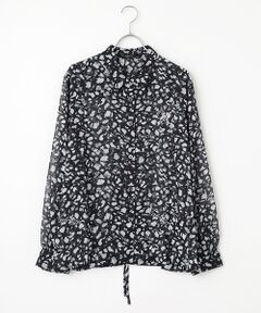 VALENZA / バレンザ シャツ・ブラウス | 【透け感】【オリジナルプリント】レオパード柄　ブラウス