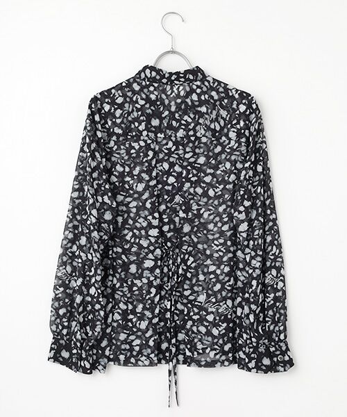 VALENZA / バレンザ シャツ・ブラウス | 【透け感】【オリジナルプリント】レオパード柄　ブラウス | 詳細1