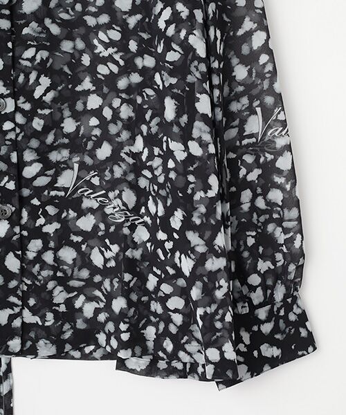 VALENZA / バレンザ シャツ・ブラウス | 【透け感】【オリジナルプリント】レオパード柄　ブラウス | 詳細3