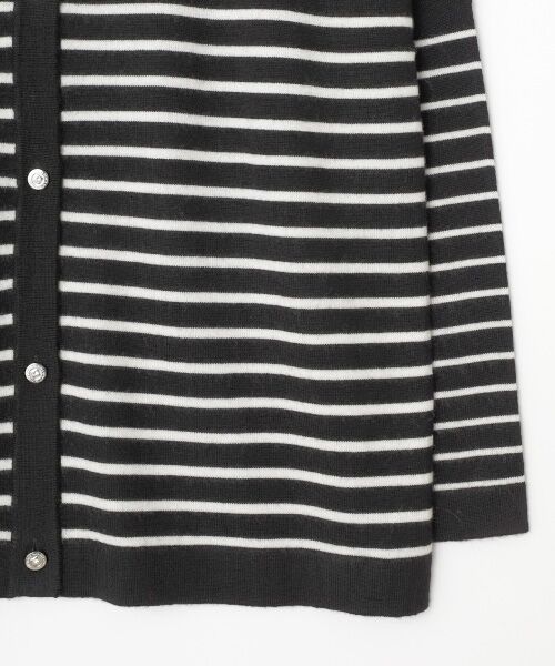 VALENZA / バレンザ カーディガン・ボレロ | シンプル ボーダーカーディガン | 詳細4