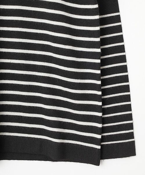 VALENZA / バレンザ ニット・セーター | シンプル ボーダーニット | 詳細4