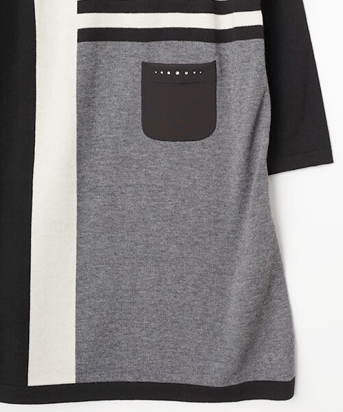 VALENZA / バレンザ ニット・セーター | ダンボールニット ハイネックワンピース | 詳細4