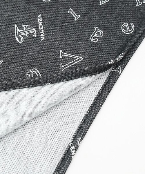 VALENZA / バレンザ マフラー・ショール・スヌード・ストール | タッセル付 ロゴプリントストール | 詳細3