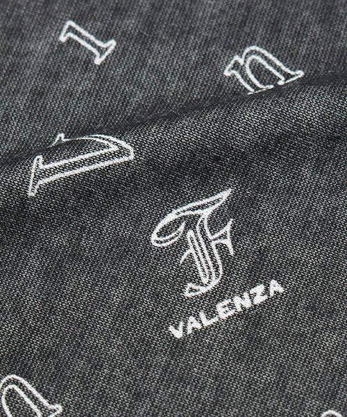 VALENZA / バレンザ マフラー・ショール・スヌード・ストール | タッセル付 ロゴプリントストール | 詳細4