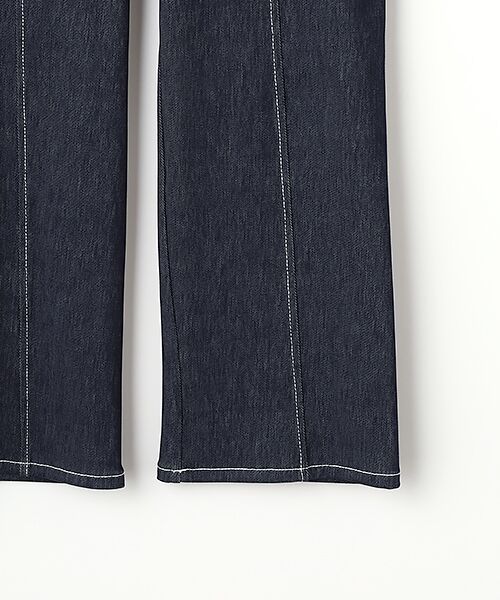 VALENZA / バレンザ デニムパンツ | デニムジャージ　ストレートパンツ | 詳細3