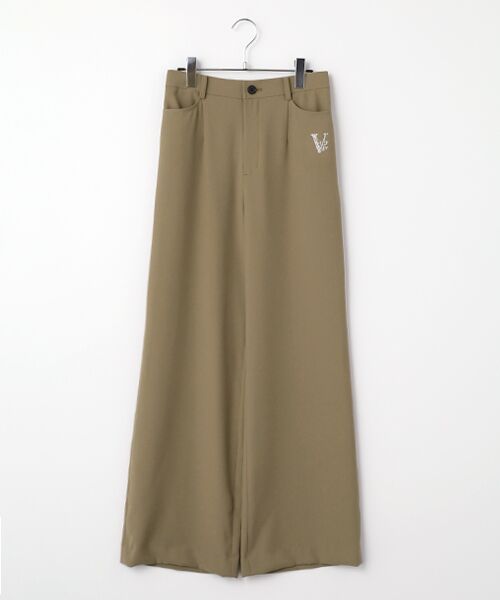 VALENZA / バレンザ その他パンツ | きれいめシルエット ワイドパンツ(モカブラウン)