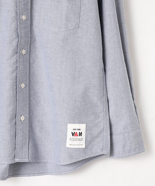 VAN / ヴァン シャツ・ブラウス | メタルボタンショートボタンダウンシャツ | 詳細3