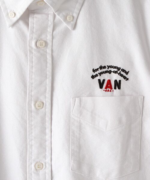 VAN / ヴァン シャツ・ブラウス | ボタンダウンシャツ＜ストレッチオックス＞ | 詳細1