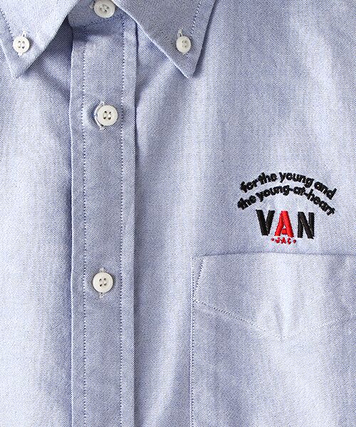 VAN / ヴァン シャツ・ブラウス | ボタンダウンシャツ＜ストレッチオックス＞ | 詳細6