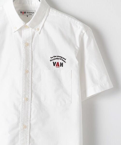 VAN / ヴァン シャツ・ブラウス | ショートBDシャツ＜抗ウイルス・除菌＞ | 詳細2