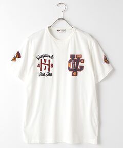 Tシャツ＜スタジャンワッペンモチーフ＞