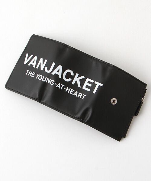 VAN / ヴァン 財布・コインケース・マネークリップ | 3つ折りウォレット＜ブラックシリーズ＞ | 詳細3