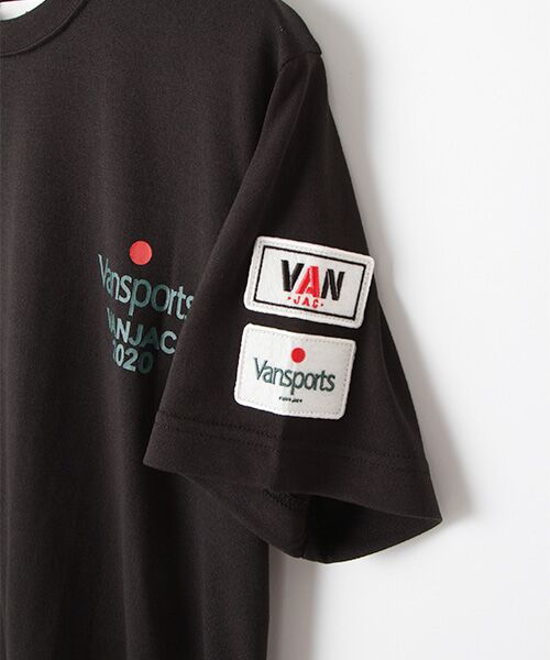 VAN / ヴァン Tシャツ | ワッペンＴシャツ＜VANSPORTS＞＜吸水速乾・ＵＶカット＞ | 詳細7