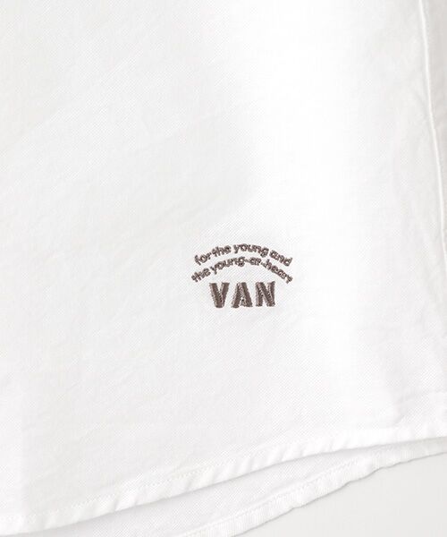 VAN / ヴァン シャツ・ブラウス | バンドカラーシャツ＜アーチロゴ＞ | 詳細1