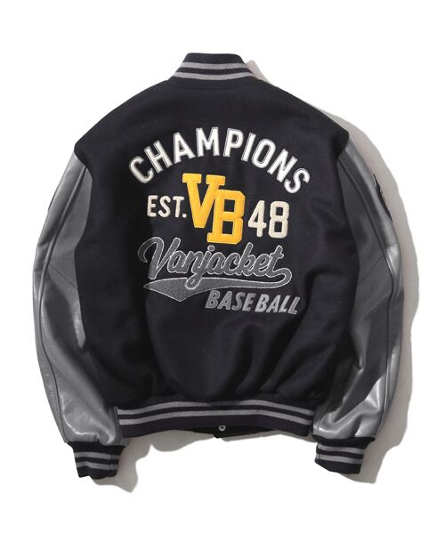 VAN / ヴァン レザーブルゾン・ジャケット | プレミアムスタジアムジャンパー | 詳細1