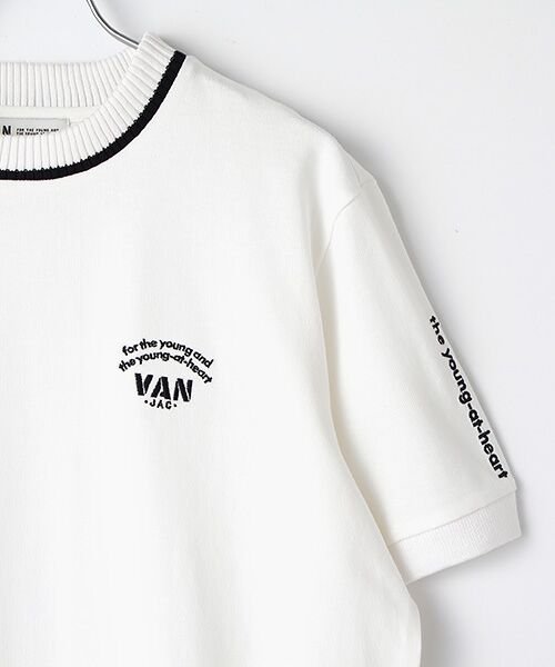 VAN / ヴァン Tシャツ | Ｔシャツ＜鹿の子＞＜アーチロゴ＞ | 詳細2