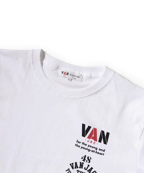 VAN / ヴァン Tシャツ | ロングスリーブTシャツ＜3連ロゴ＞ | 詳細2