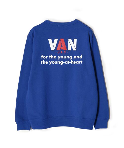 VAN / ヴァン スウェット | トレーナー＜VANロゴ＞（ブルー）