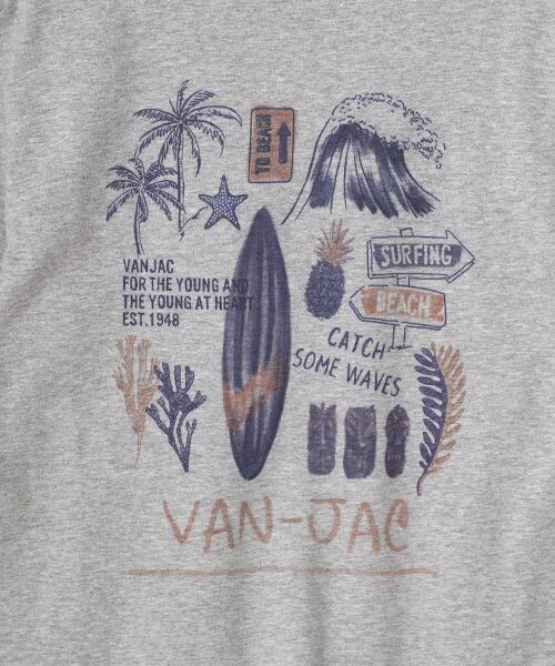 VAN / ヴァン Tシャツ | Ｔシャツ＜リゾートプリント＞ | 詳細8