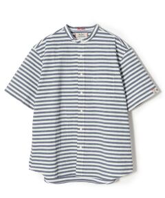 バンドカラーシャツ ＜コットンリネン＞ ＜VAN×Top Sider＞