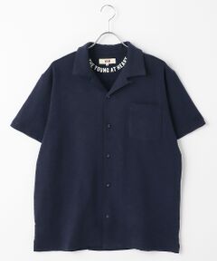 VAN / ヴァン カットソー | カットオープンカラーシャツ＜スラブ天竺＞