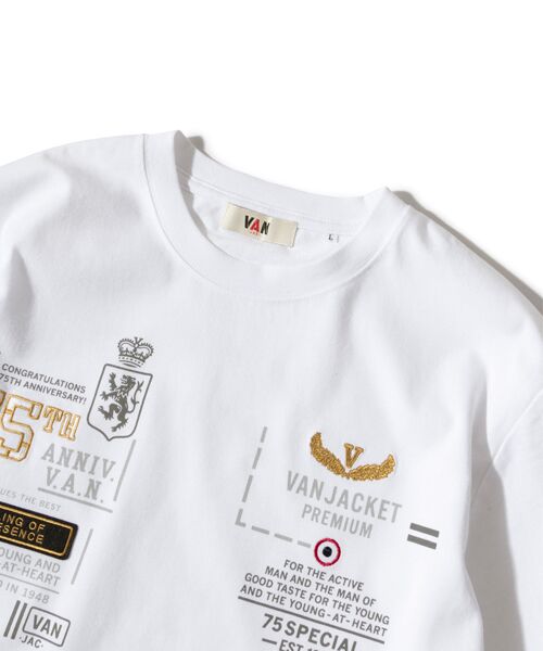 VAN / ヴァン カットソー | Ｔシャツ ＜75TH ANNIVERSARY＞ | 詳細3