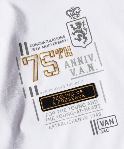 VAN / ヴァン カットソー | Ｔシャツ ＜75TH ANNIVERSARY＞ | 詳細5