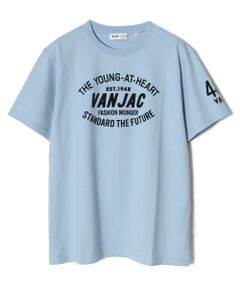 Tシャツ＜フロッキープリント＞