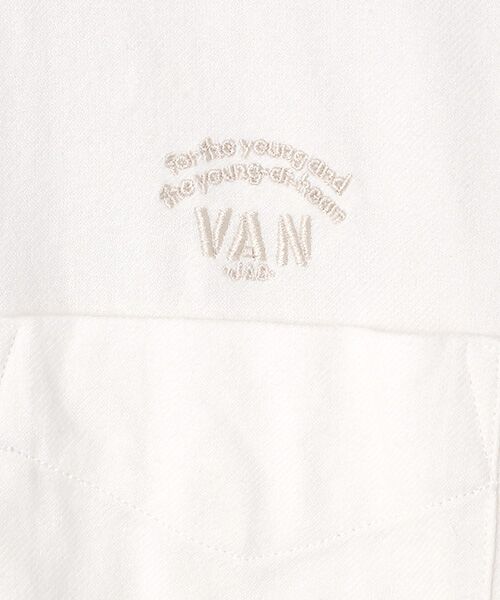 VAN / ヴァン シャツ・ブラウス | ショートBDシャツ＜フランネル＞ | 詳細5