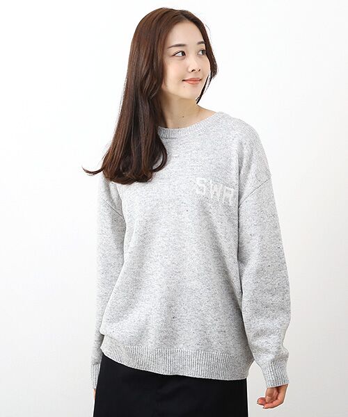 VAN / ヴァン ニット・セーター | カレッジクルーネックセーター ＜VAN×Shower CLUB＞ ＜ウィメンズ＞ | 詳細10