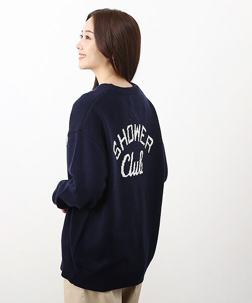 VAN / ヴァン ニット・セーター | カレッジクルーネックセーター ＜VAN×Shower CLUB＞ ＜ウィメンズ＞ | 詳細15