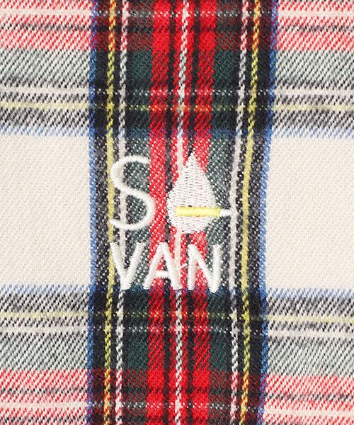 VAN / ヴァン シャツ・ブラウス | オーバーサイズシャツ ＜タータンチェック＞ ＜VAN×Shower CLUB＞ ＜ウィメンズ＞ | 詳細1