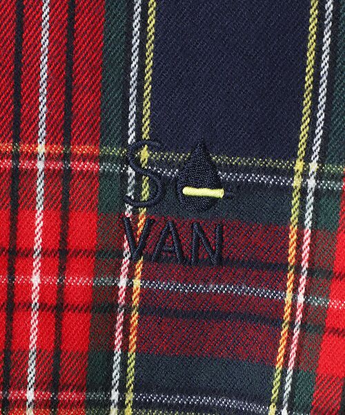 VAN / ヴァン シャツ・ブラウス | オーバーサイズシャツ ＜タータンチェック＞ ＜VAN×Shower CLUB＞ ＜ウィメンズ＞ | 詳細7