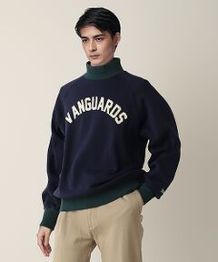 VAN / ヴァン スウェット | ブロッキングハイネックトレーナー