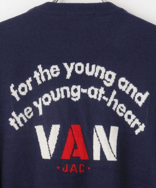 VAN / ヴァン ニット・セーター | クルーネックセーター＜アーチロゴ＞ | 詳細10