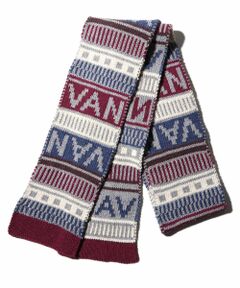 VAN / ヴァン マフラー・ショール・スヌード・ストール | ニットマフラー＜VANロゴ＞