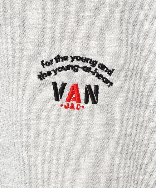 VAN / ヴァン スウェット | トレーナー＜ワンポイント刺繍＞ | 詳細1
