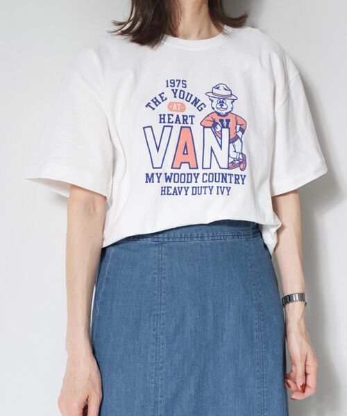 VAN / ヴァン Tシャツ | ベアプリントTシャツ ＜VAN×Shower CLUB＞ ＜ウィメンズ＞ | 詳細3