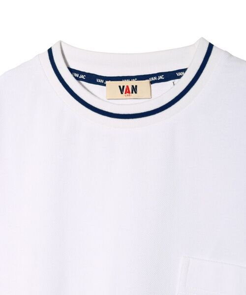 VAN / ヴァン Tシャツ | ラインTシャツ＜鹿の子＞ | 詳細2
