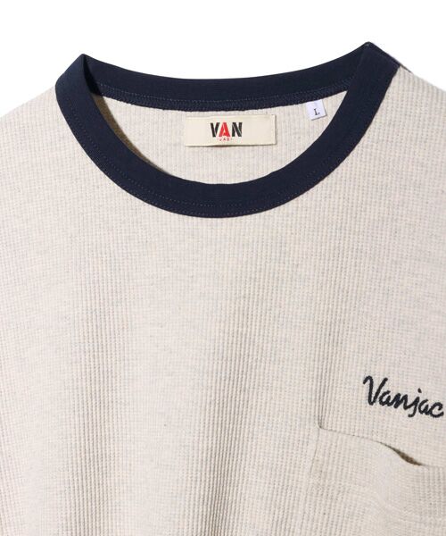 VAN / ヴァン Tシャツ | サーマルリンガーTシャツ | 詳細2