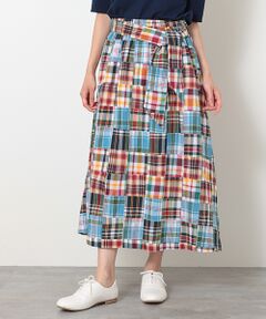 VAN / ヴァン ロング・マキシ丈スカート | パッチワークマドラス スカート ＜VAN×Shower CLUB＞ ＜ウィメンズ＞