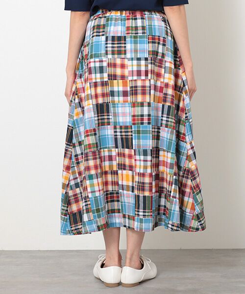 VAN / ヴァン ロング・マキシ丈スカート | パッチワークマドラス スカート ＜VAN×Shower CLUB＞ ＜ウィメンズ＞ | 詳細7